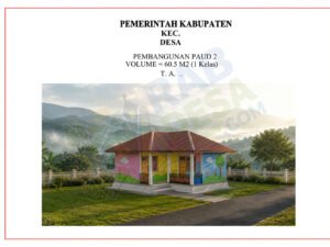 Contoh gambar gedung PAUD untuk pembangunan