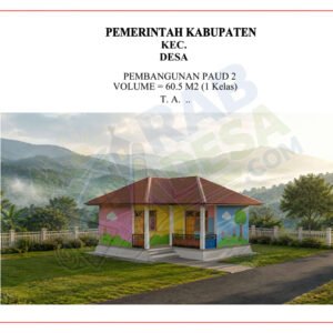 Contoh gambar gedung PAUD untuk pembangunan