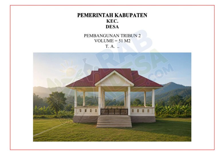 Contoh desain tribun lapangan sepak bola