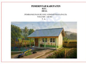 Gambar ruang administrasi PAUD untuk bangunan sekolah