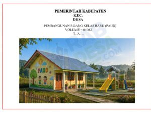 Gambar ruang kelas baru PAUD untuk pembangunan