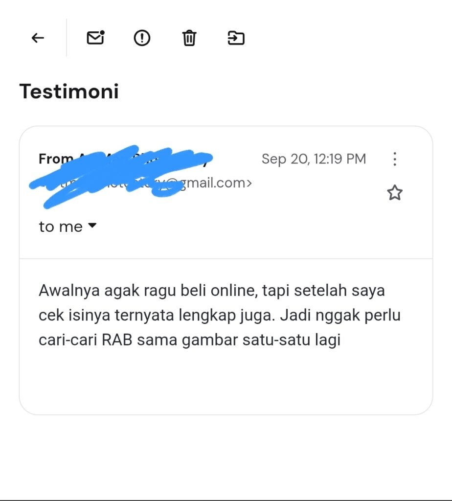 Testimoni pelanggan RABDESA.COM tentang RAB dan gambar pembangunan desa